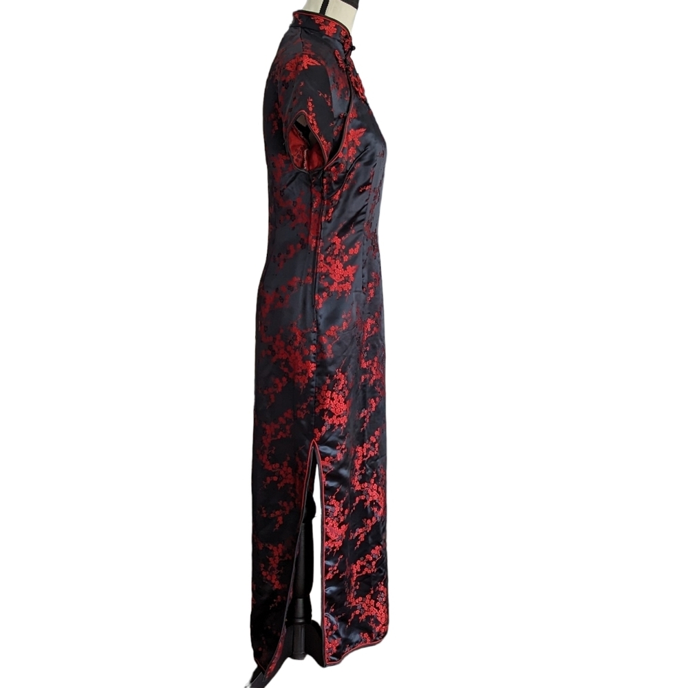Chinese Cheongsam Qipao Full Length Dress - Picture 4 of 11
